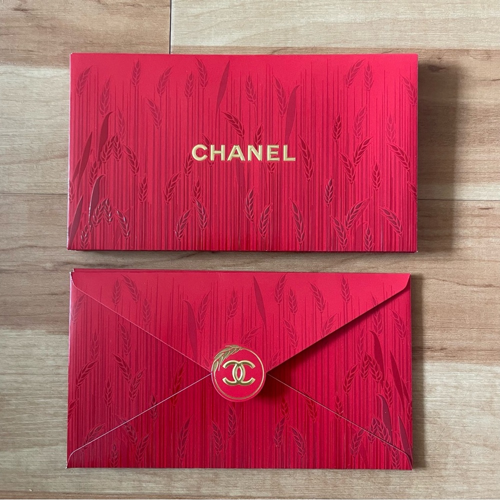 Chanel Red and Gold Lunar New Year  Envelopes